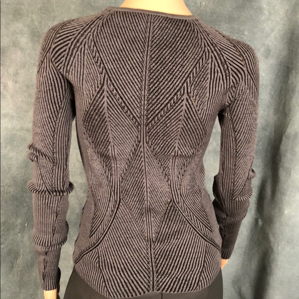 YSL Grey Ribbed Sweater by TOM FORD M Vintage - Picture 2 of 5